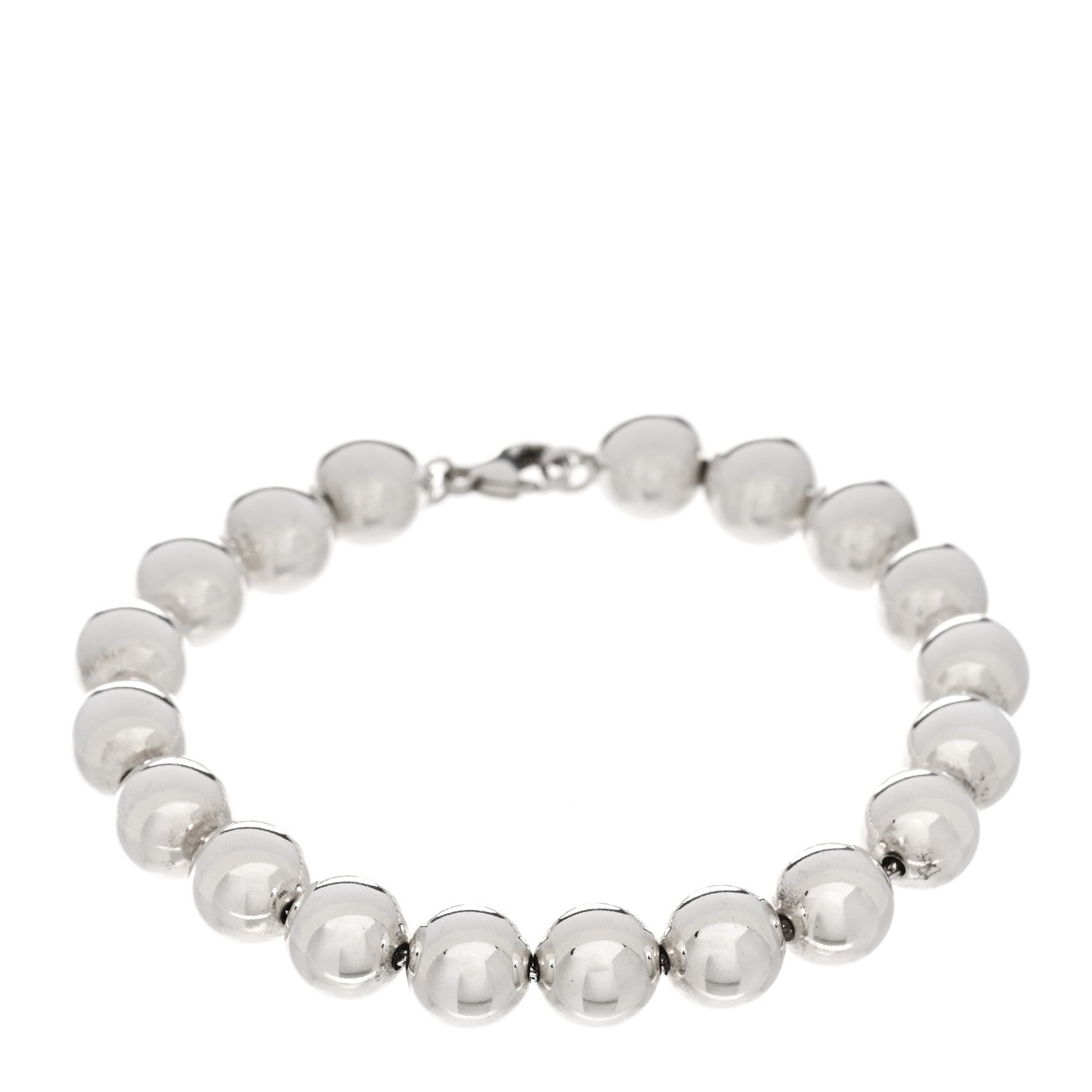 Tiffany Sterling Silver 10mm Hardwear Ball Bracelet 1 of 3