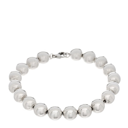 Tiffany Sterling Silver 10mm Hardwear Ball Bracelet 1 of 3