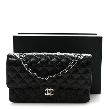 Chanel Caviar Quilted Medium Double Flap Black 11 of 11