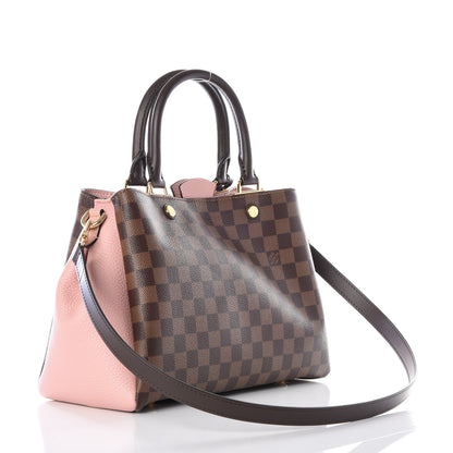 Louis Vuitton Damier Ebene Cuir Taurillon Brittany Magnolia 2 of 10