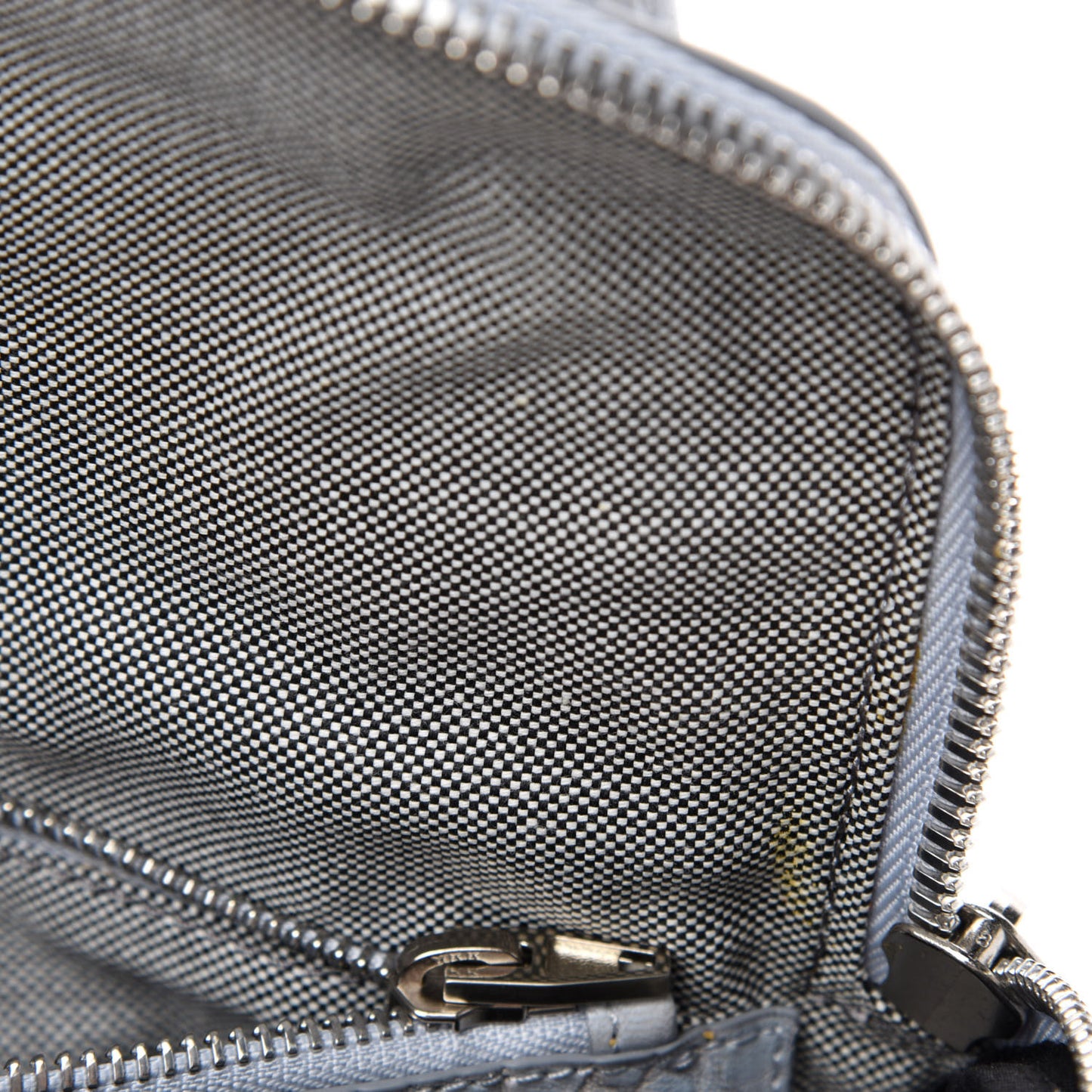 Pebbled Lambskin Mini Rockie Carbon Rodhium Hardware