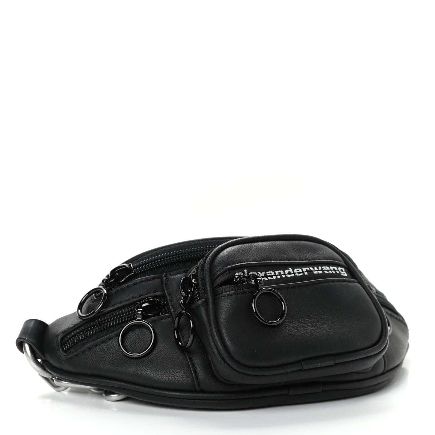 Alexander Wang Lambskin Attica Mini Belt Bag Black 3 of 4
