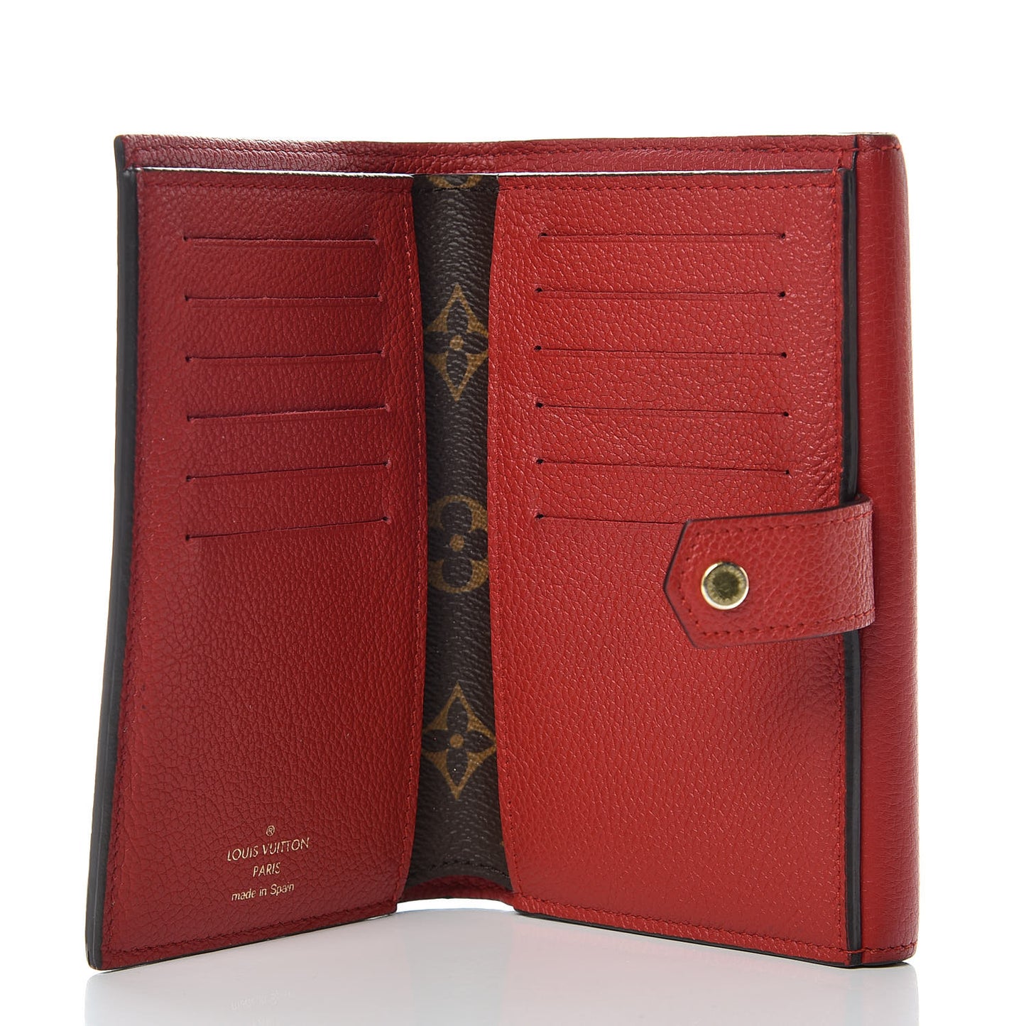 Monogram Pallas Compact Wallet Cherry
