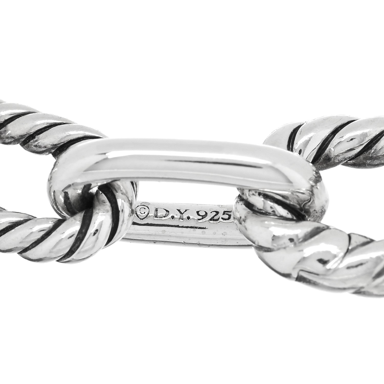 David Yurman Sterling Silver 8.5mm Madison Chain Bracelet 3 of 3