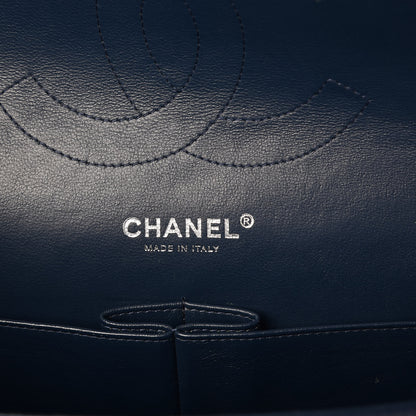 Chanel Caviar Quilted Jumbo Double Flap Navy Blue 7 of 12