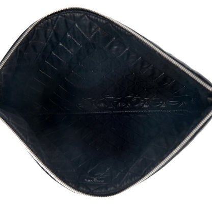 Chanel Lambskin Quilted Large Cosmetic Case Black 5 of 14