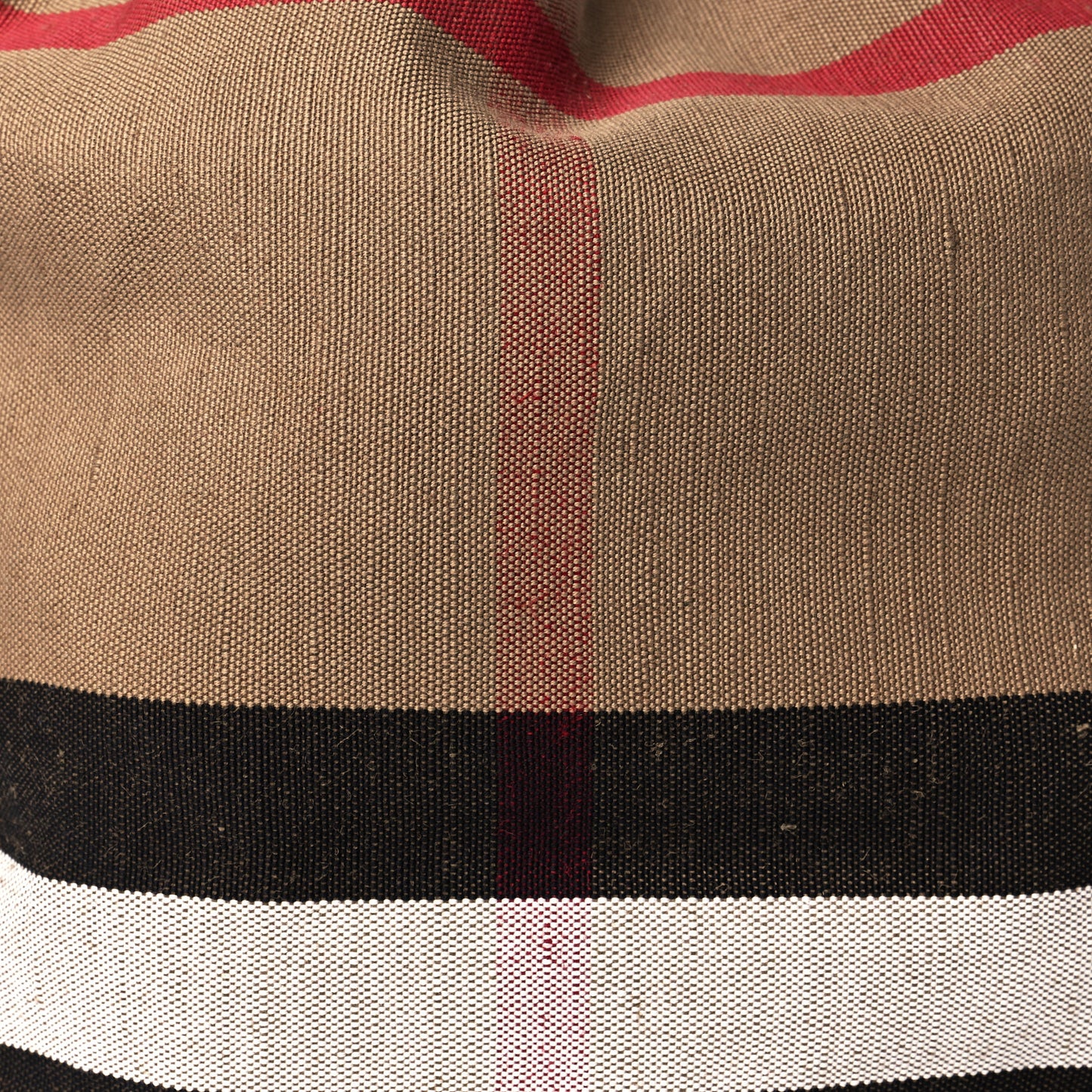Canvas Mega Check Medium Ashby Hobo Saddle Brown