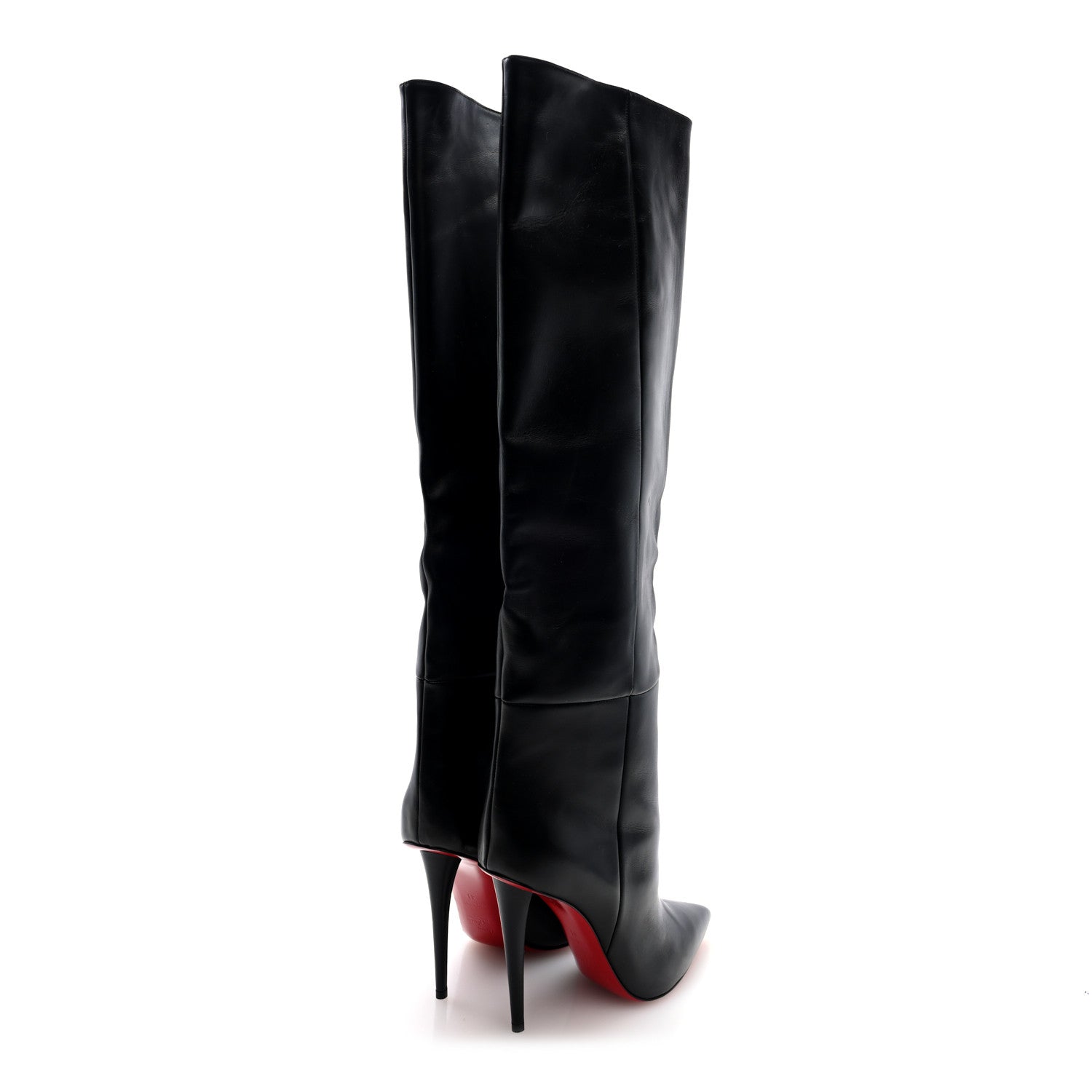 Christian Louboutin Calfksin Astrilarge Botta Knee Boots 41 Black 4 of 6