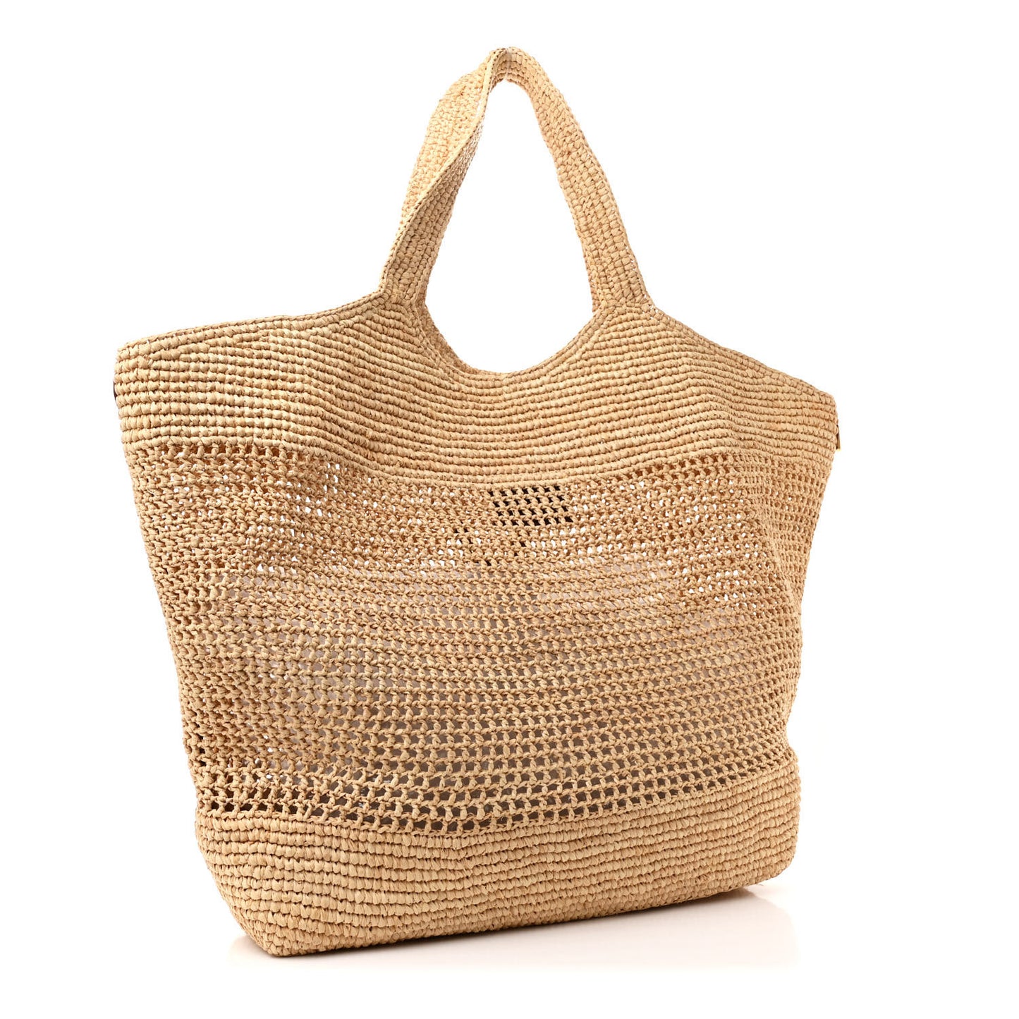 Raffia Icare Shopping Tote Natural
