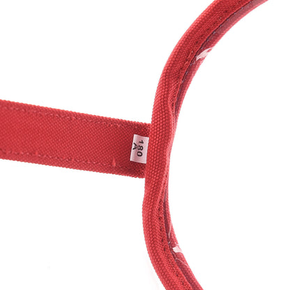 Prada Plexiglass Canapa Small Shopper Tote Rosso 10 of 10