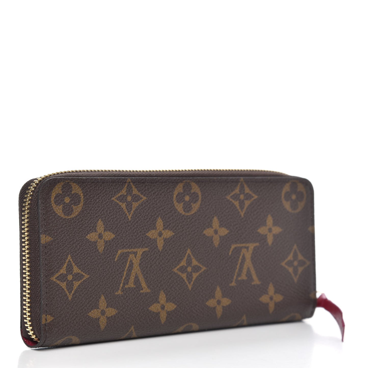 Monogram Clemence Wallet Fuchsia