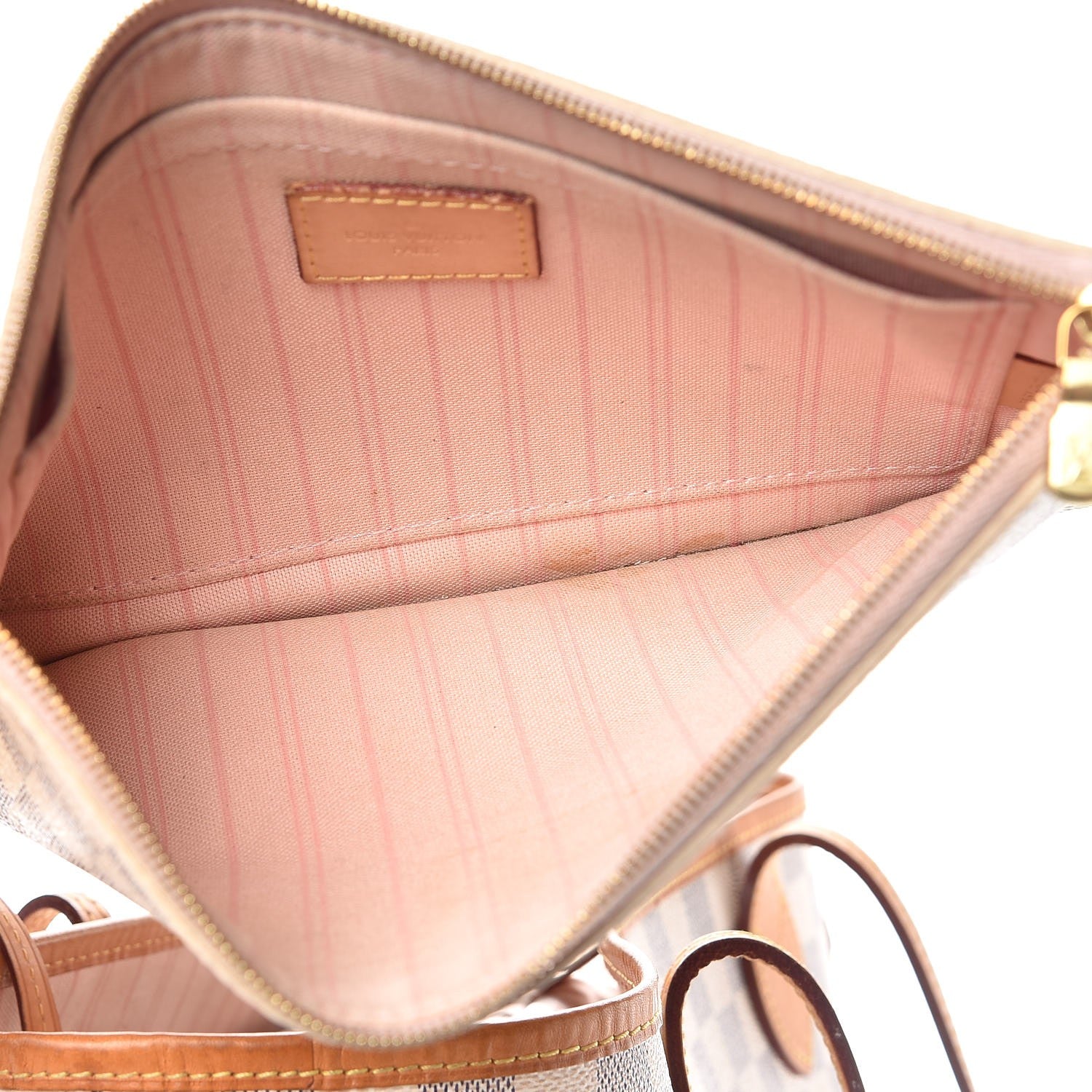 Louis Vuitton Damier Azur Neo Neverfull MM Rose Ballerine 7 of 20