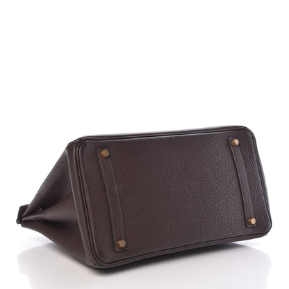 Hermes Togo Birkin 35 Chocolate 4 of 16