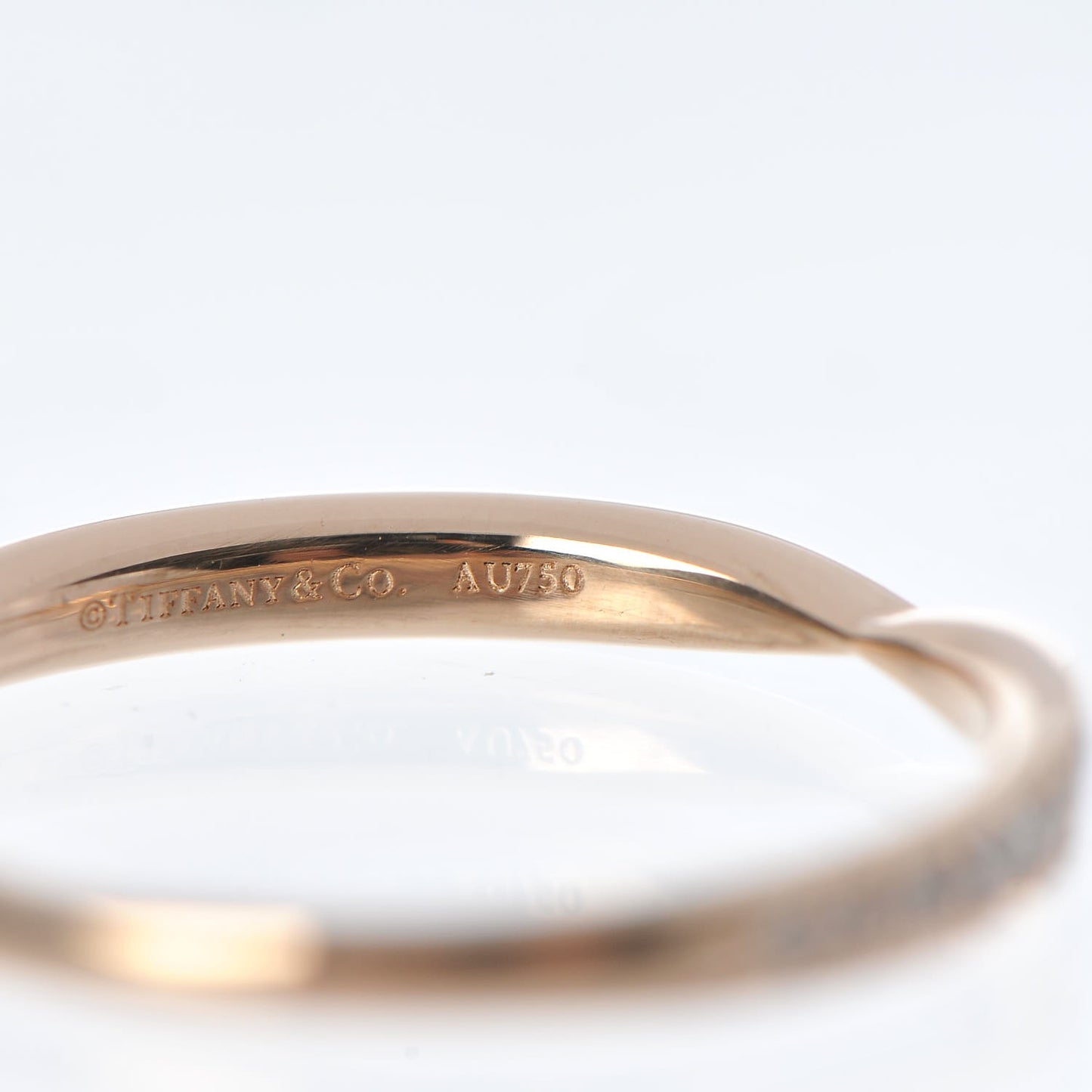 18K Rose Gold Diamond Harmony Ring 56 7.5