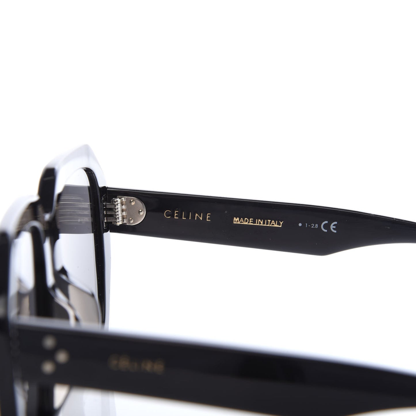 Acetate Square Sunglasses CL40045F Black