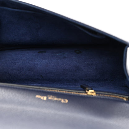 Christian Dior Grained Calfskin Medium Diorama Flap Bag Indigo Blue 5 of 10