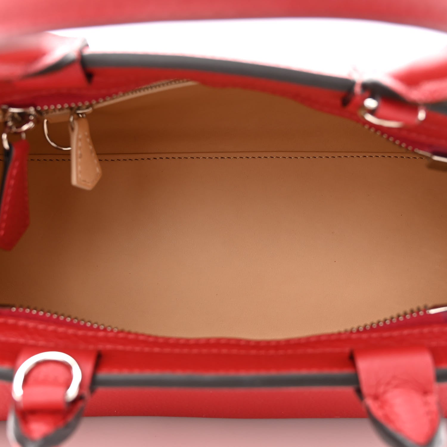 Moynat Taurillon Gex Pauline Tote Red 5 of 10