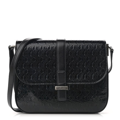 Saint Laurent Patent Embossed Small Le Monogramme Satchel Black 1 of 11