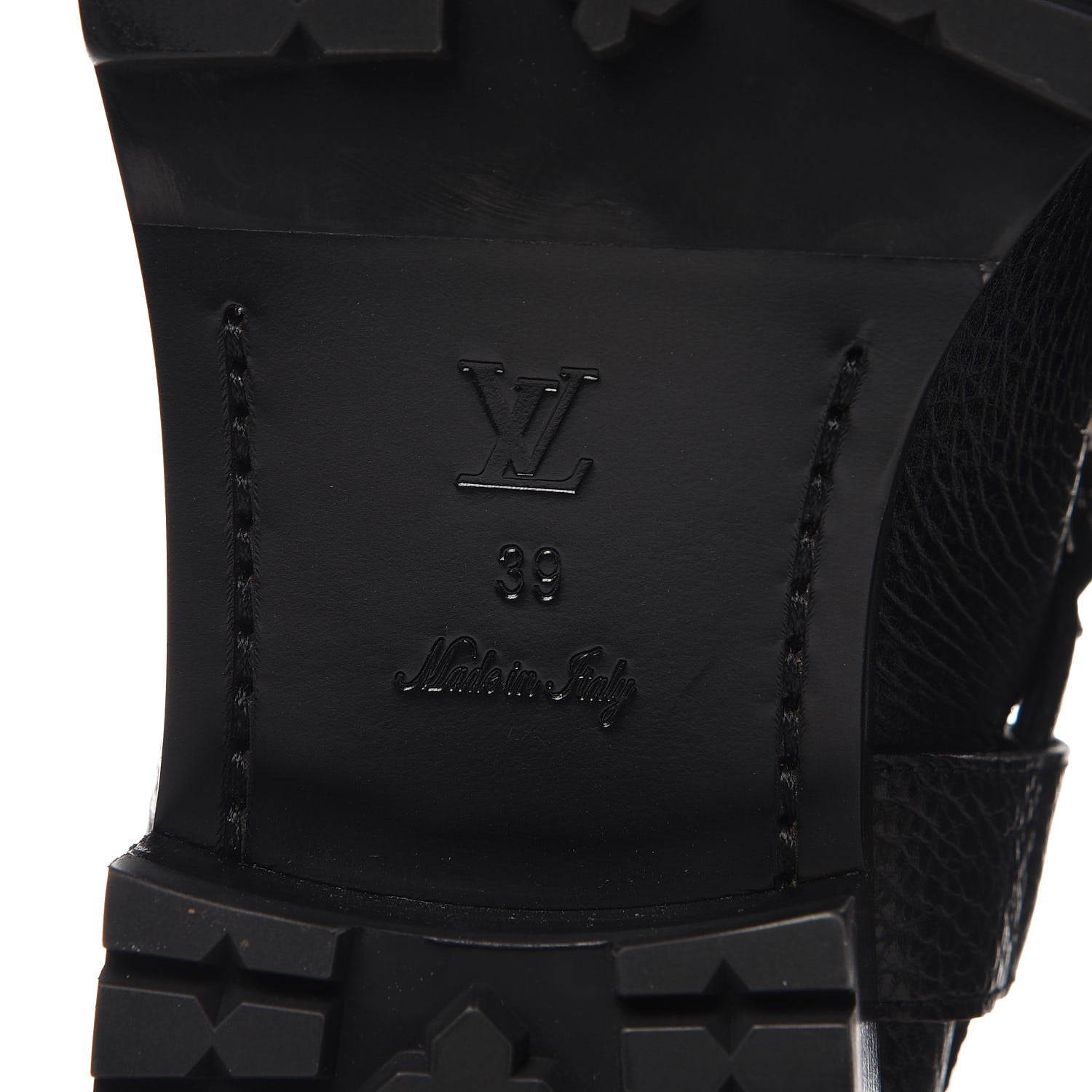 Louis Vuitton Calfskin Outlaw Flat Half Boots 39 Black 6 of 8