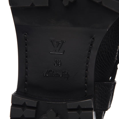 Louis Vuitton Calfskin Outlaw Flat Half Boots 39 Black 6 of 8