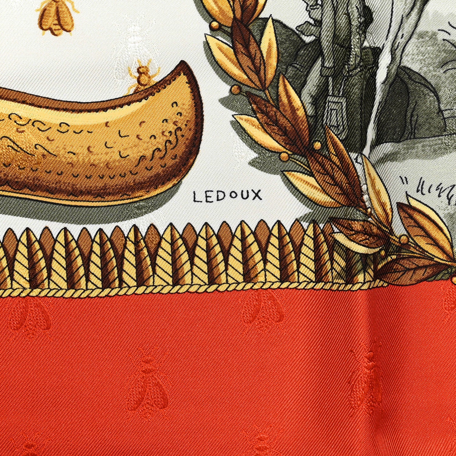 Hermes Silk Napoleon Scarf 90 4 of 6