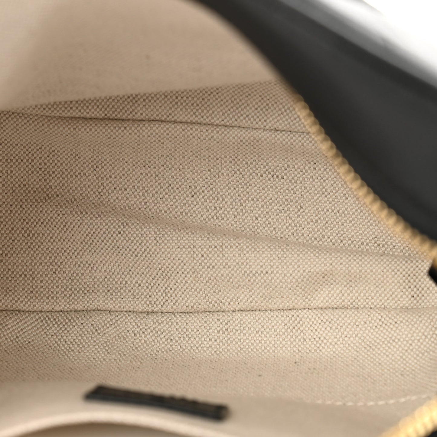 Sakai Be Green Calfskin Diagonal Stitched Small Blondie Shoulder Bag Black