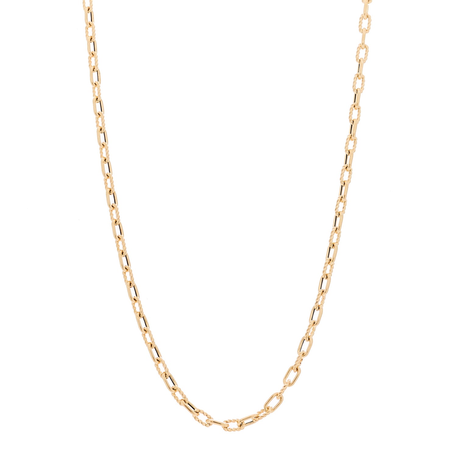 David Yurman 18K Yellow Gold 3mm Madison Chain Necklace 1 of 5