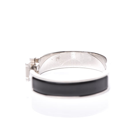 Hermes Enamel Narrow Clic Clac H Bracelet PM Black 6 of 7