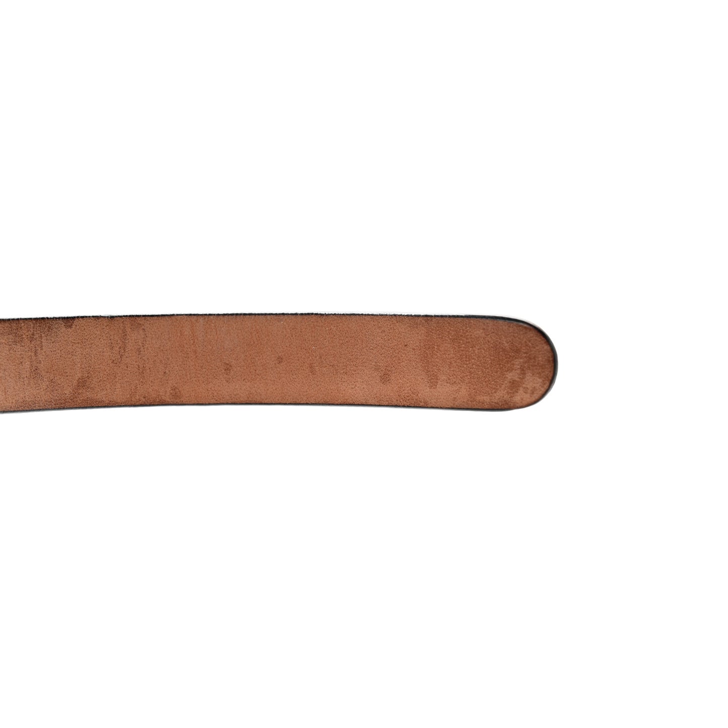 Calfskin Horsebit Skinny Belt 70 28 Black