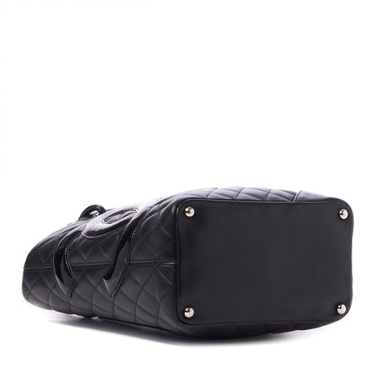 Chanel Calfskin Quilted Medium Cambon Tote Black 4 of 9