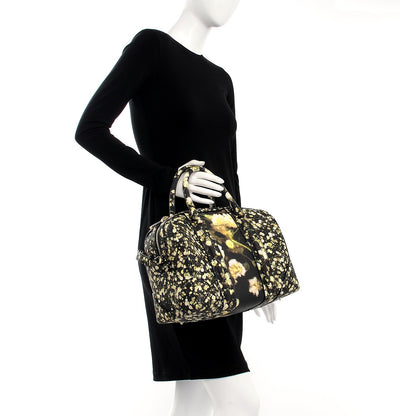 Givenchy Textured Coated Canvas Baby's Breath Print Medium Lucrezia Black 3 of 8