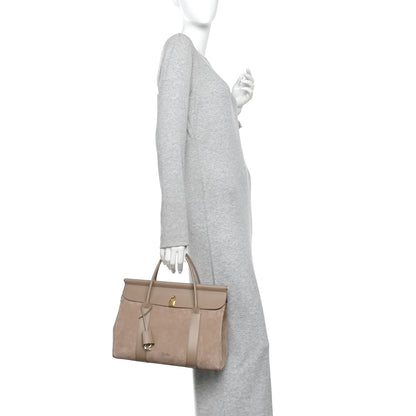 Loro Piana Grained Nubuck L32 Loom Bag Fossil 2 of 13