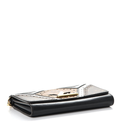 Louis Vuitton Veau Satin Monogram Twist Chain Wallet 5 of 8