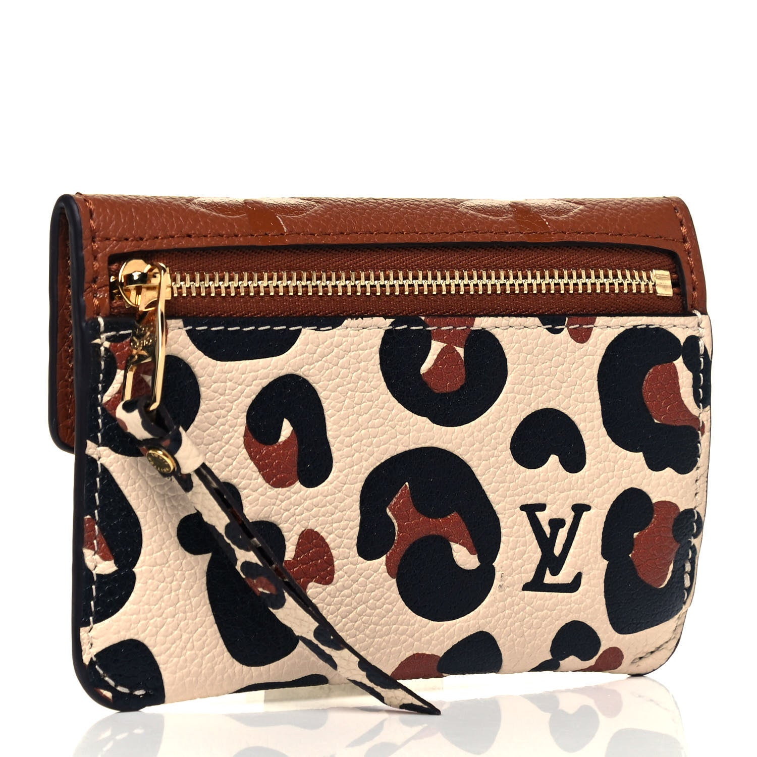 Louis Vuitton Empreinte Monogram Giant Wild At Heart Key Pouch Caramel 3 of 6