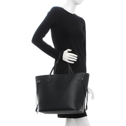 Louis Vuitton Epi Neverfull MM Black 2 of 9