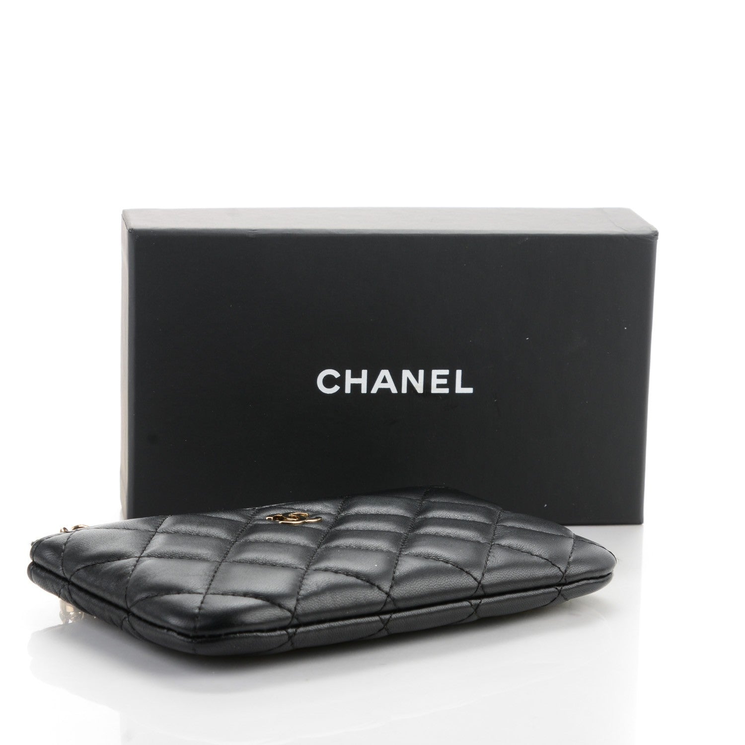 Chanel Lambskin Quilted Casino Coin Purse Black 4 of 7