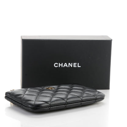 Chanel Lambskin Quilted Casino Coin Purse Black 4 of 7