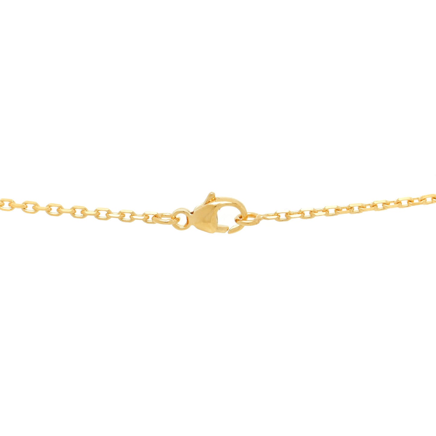 Lacquered Gold Pop H Pendant Necklace Rose Dragee