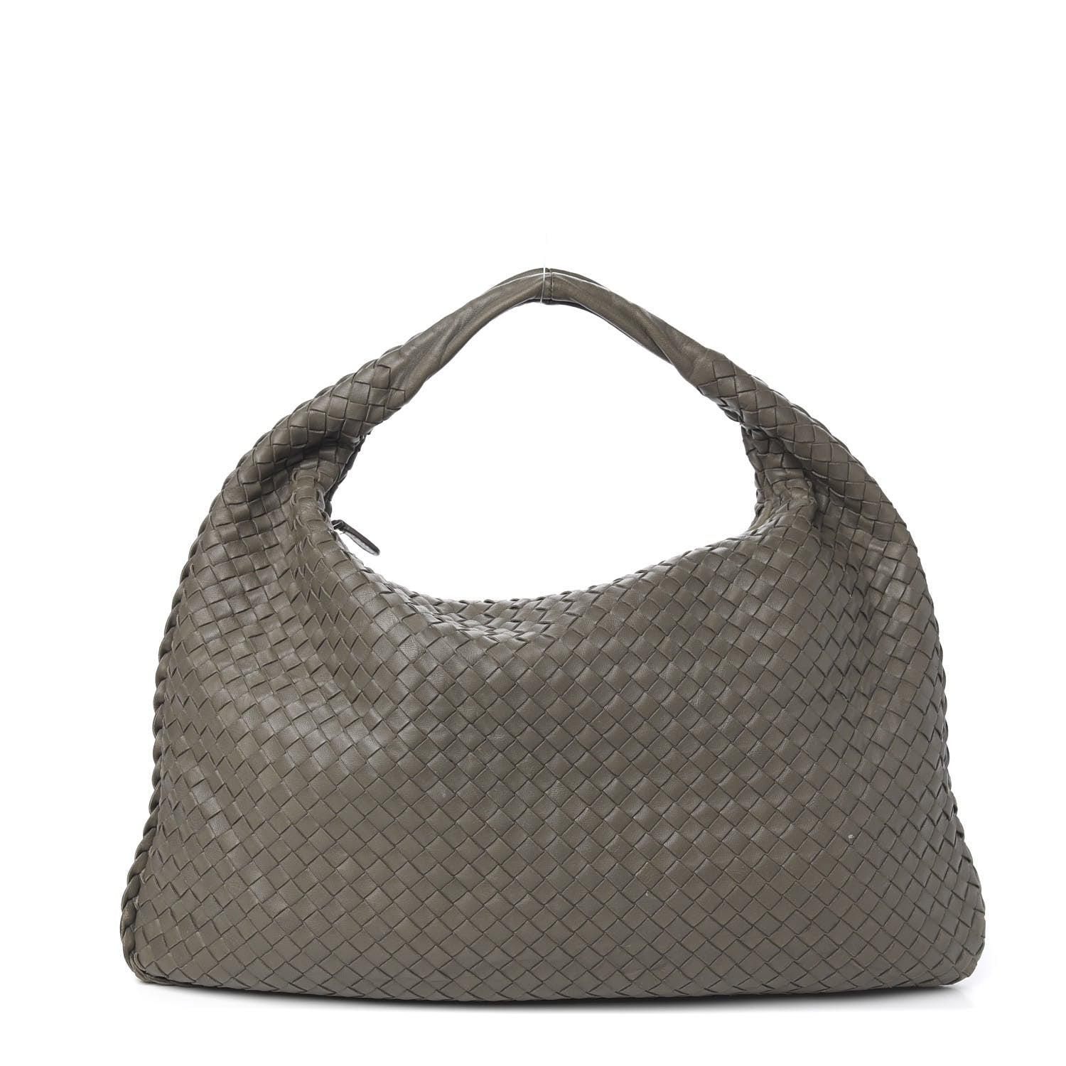 Bottega Veneta Nappa Intrecciato Large Veneta Hobo Grey 1 of 11