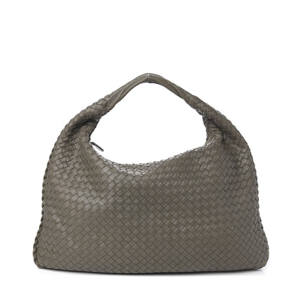 Bottega Veneta Nappa Intrecciato Large Veneta Hobo Grey 1 of 11
