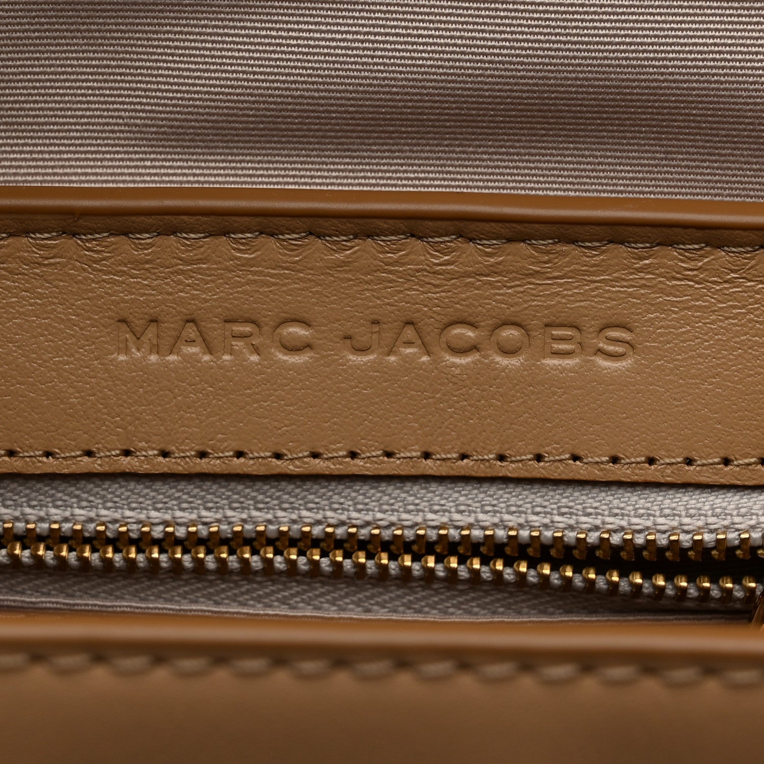 Marc Jacobs Calfskin Small The Covered J Marc Saddle Bag Tan 6 of 11
