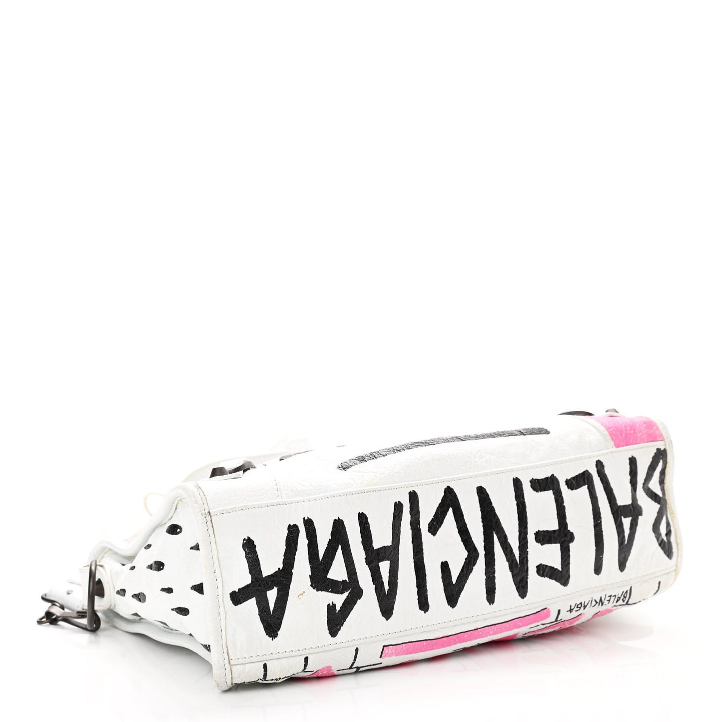 Agneau Graffiti All Over Classic Hardware S City White Multicolor