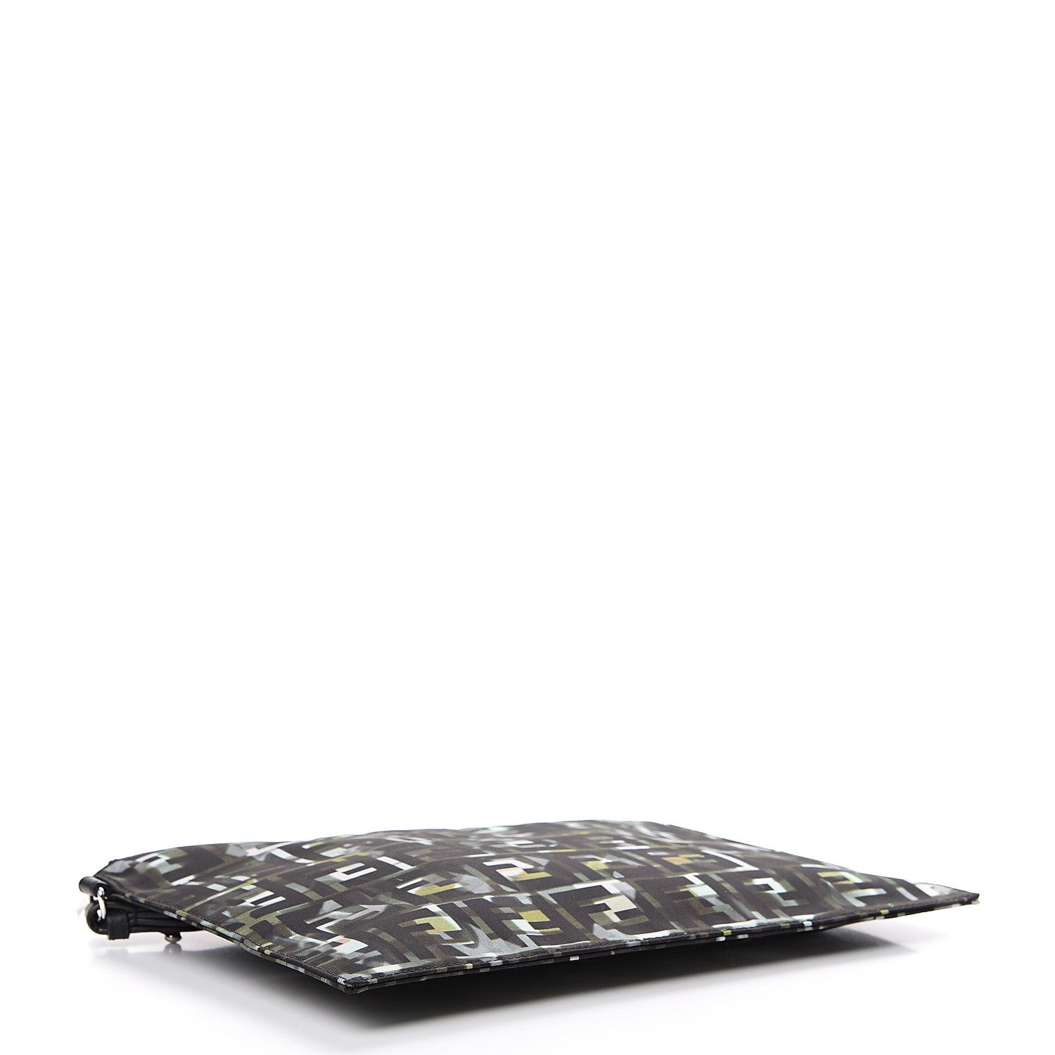 Fendi Nylon CamouFF Large Flat Pouch Black Multicolor 3 of 6
