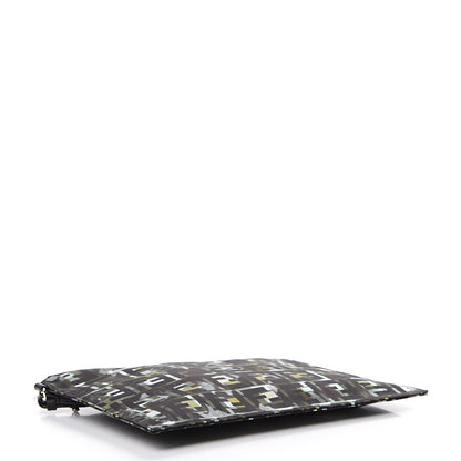 Fendi Nylon CamouFF Large Flat Pouch Black Multicolor 3 of 6