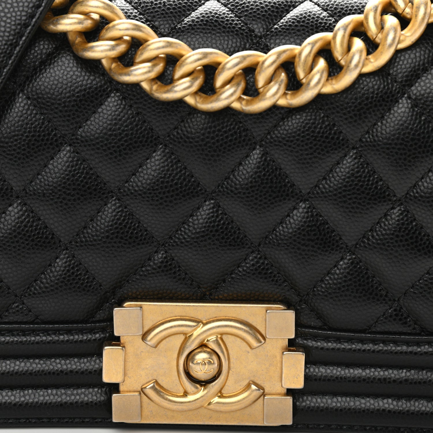 Chanel Caviar Quilted Small Boy Flap Black 7 of 9