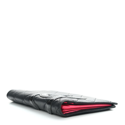 Chanel Calfskin Quilted Cambon Yen Wallet Black 9 of 25