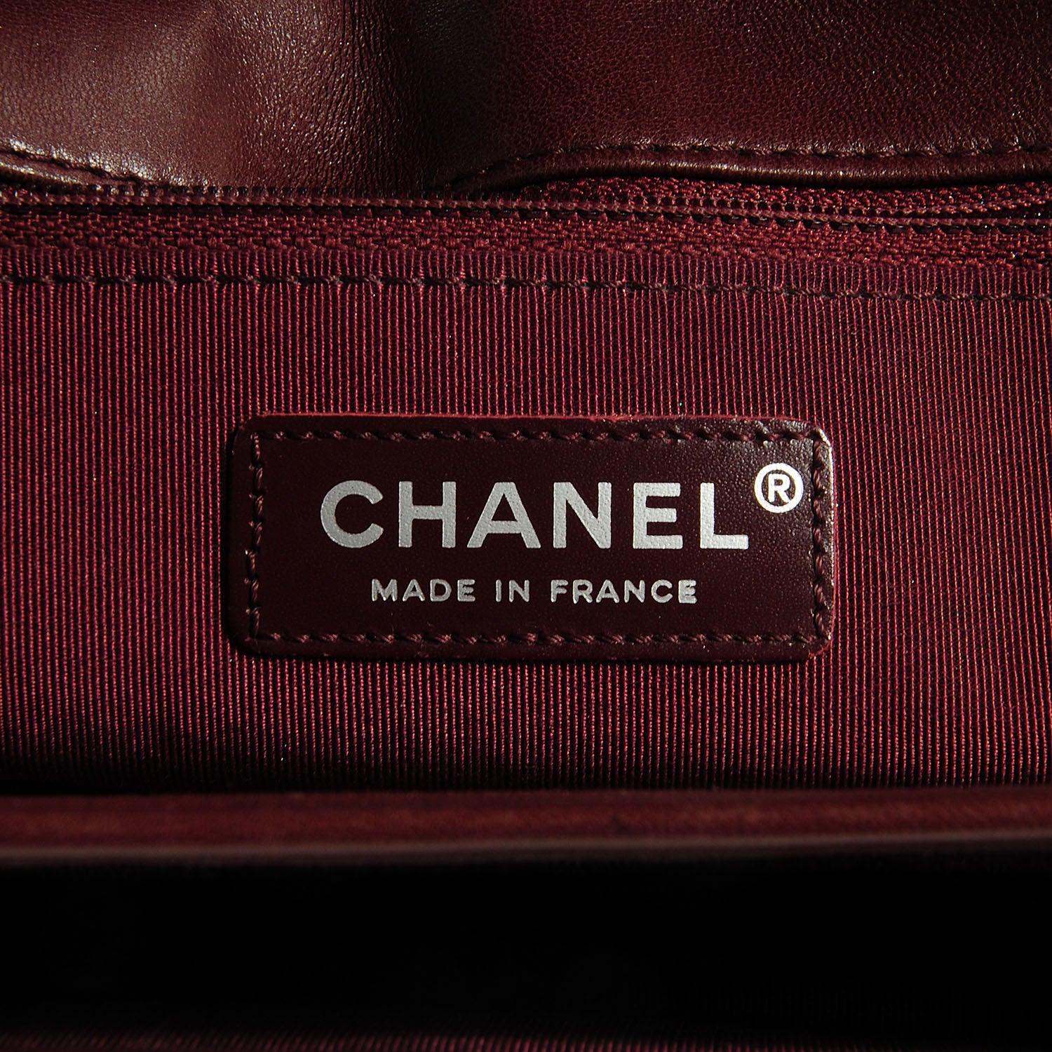 Chanel Patent Lambskin Medium Chocolate Bar Flap Black Bordeaux 6 of 8