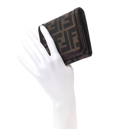 Fendi Zucca Compact Wallet Tobacco 2 of 9