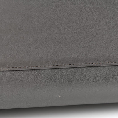 Saint Laurent Smooth Calfskin Medium Monogram Cabas Fog 17 of 19