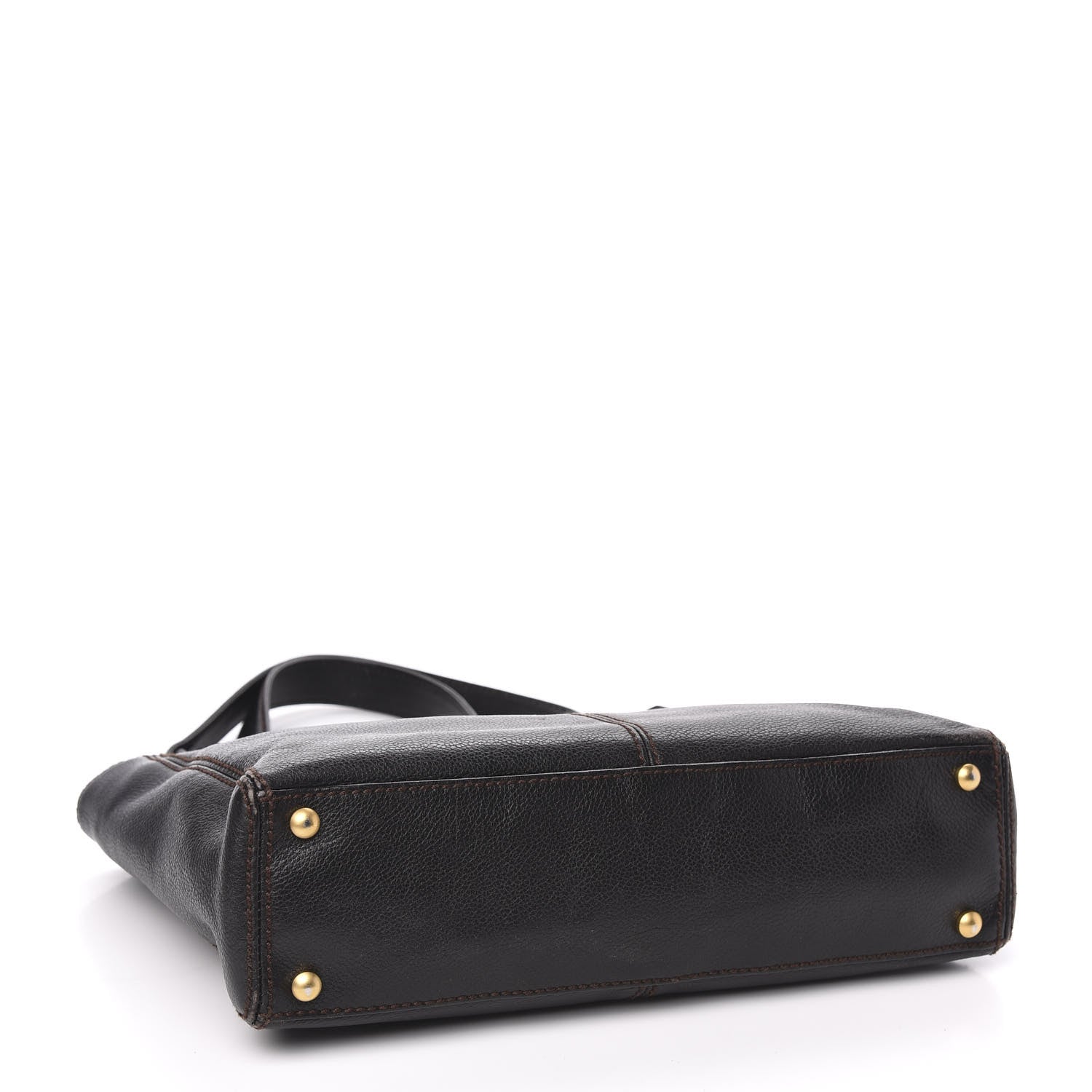 Chanel Calfskin Wood Chain Tote Black 3 of 15